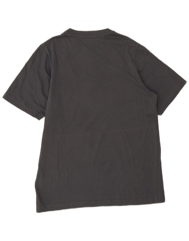 Camiseta gráfica masculina Kappa Top pequeno algodão cinza