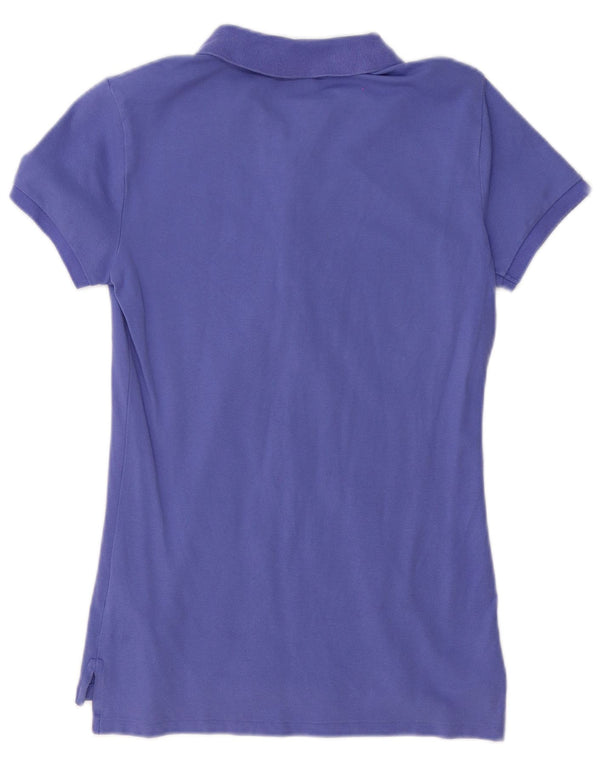 Camisa polo Ralph Lauren masculina slim fit pequena de algodão roxo