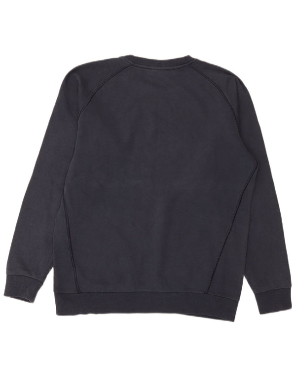 Adidas Meninos Graphic Sweatshirt Jumper 15-16 Anos Azul Marinho Algodão