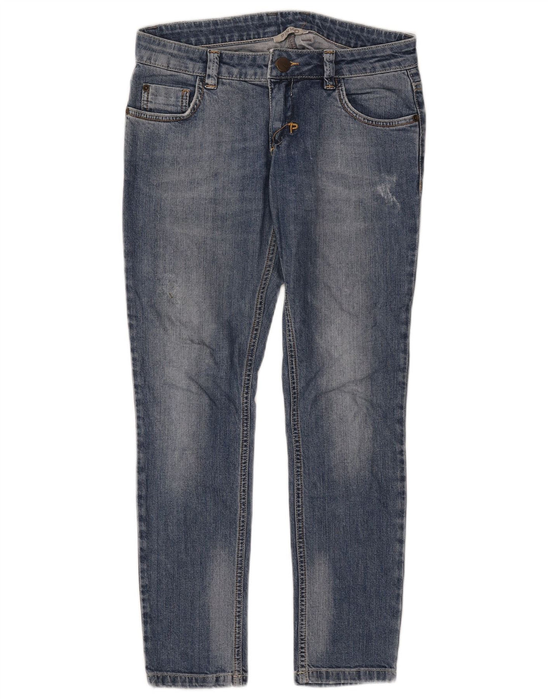 Jeans femininos Pinko Slim W28 L27 algodão azul