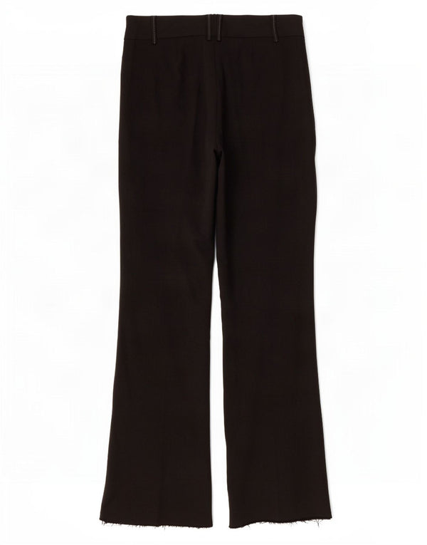Calça feminina Bootcut Suit UK 6 XS W30 L33 Poliéster Preto