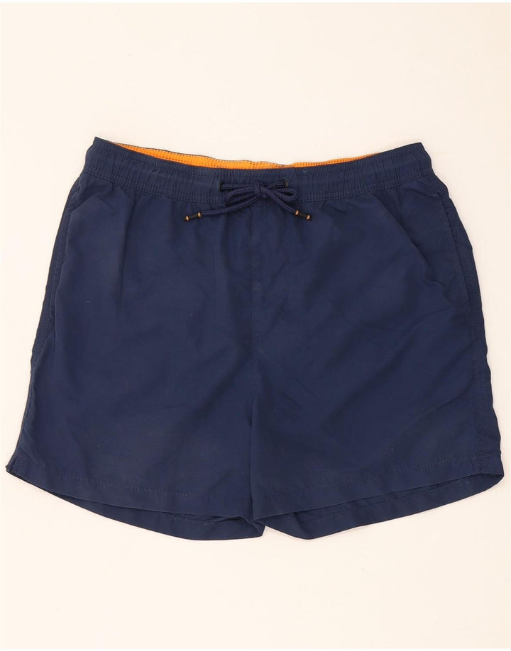 Shorts de natação masculino Jack & Jones pequeno poliéster azul marinho