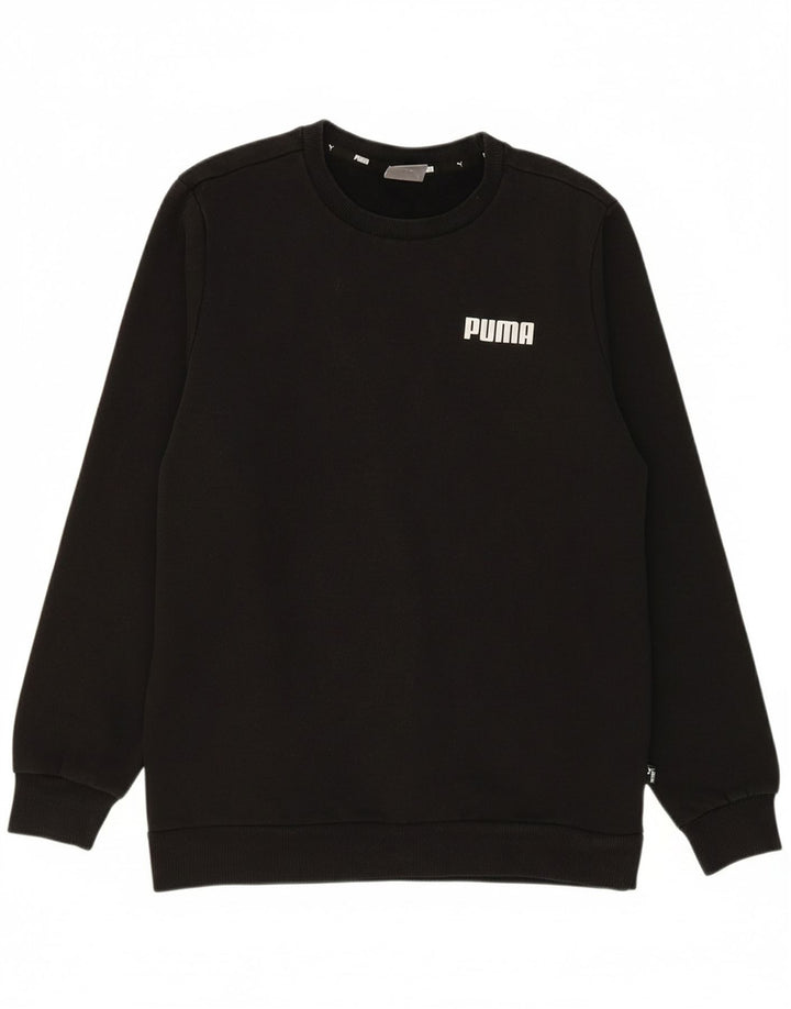 PUMA Mens Moletom Jumper Pequeno Preto