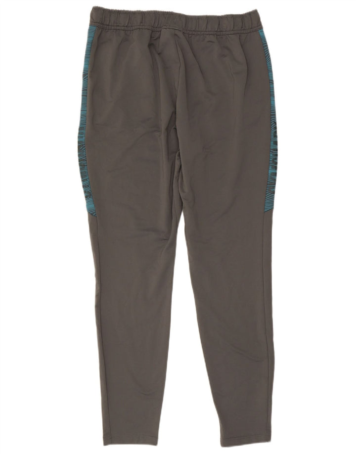 Calças de treino masculinas Gymshark grande poliéster cinza Colourblock