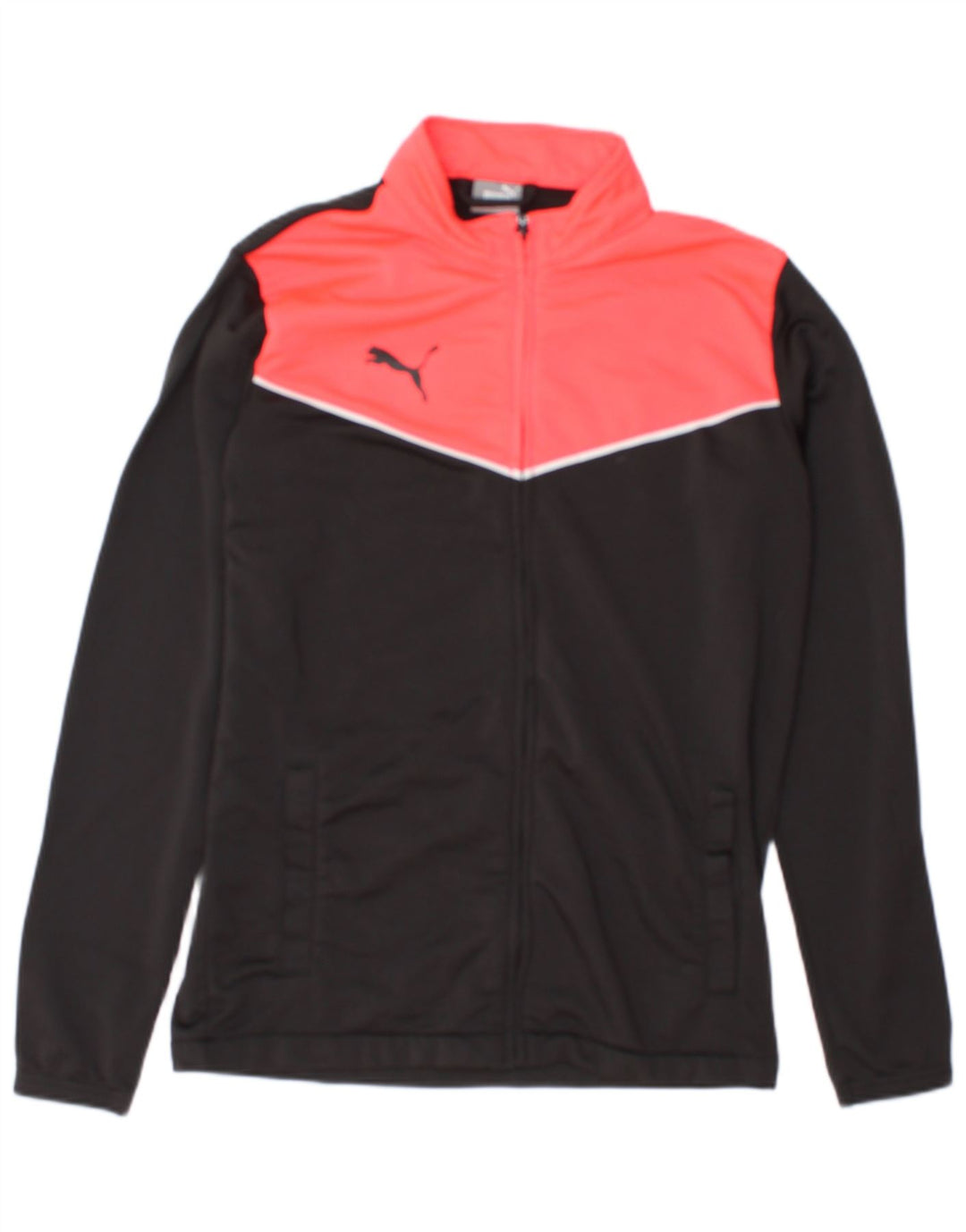 Puma Mens Tracksuit Top Jacket Médio Preto Colourblock Poliéster