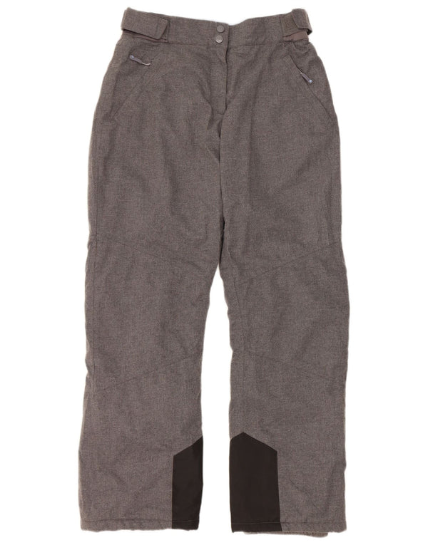 Calça de esqui feminina Mountain Warehouse UK 10 Small Grey Colourblock