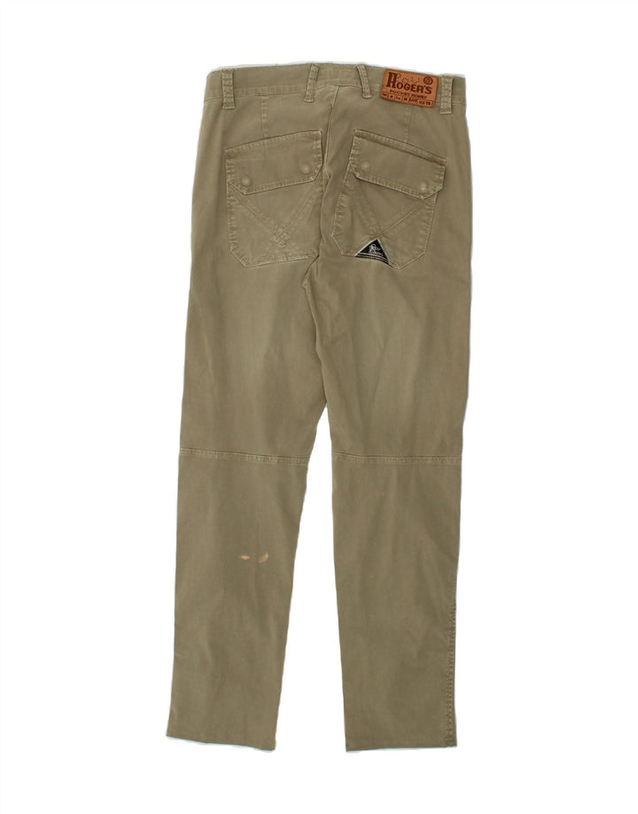 ROY ROGERS Mens Slim Chino Trousers W34 L32  Khaki Cotton Vintage Roy Rogers and Second-Hand Roy Rogers from Messina Hembry 