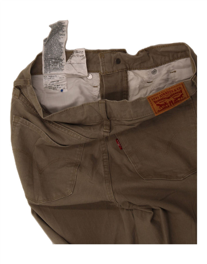 LEVI'S Womens Slim Jeans W27 L28  Beige Cotton Vintage Levi's and Second-Hand Levi's from Messina Hembry 