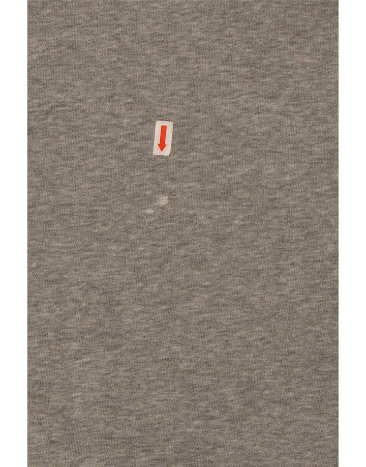 Puma moletom gráfico masculino jumper 4XL algodão manchado cinza