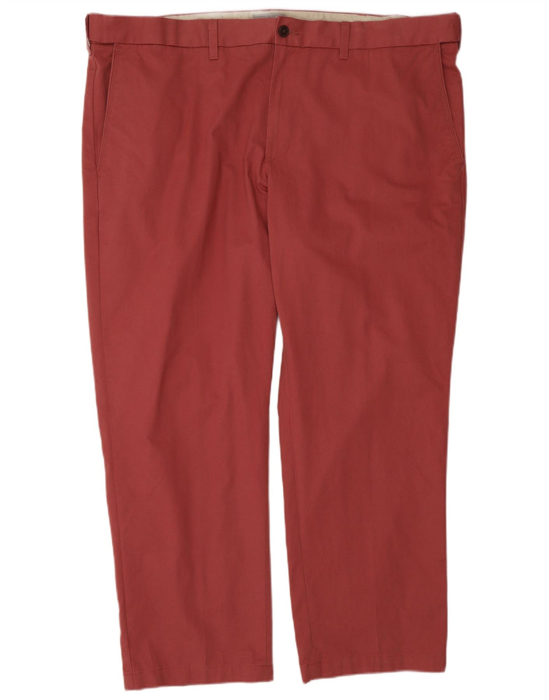 Calça chino masculina Marks & Spencer regular W44 L29 algodão rosa