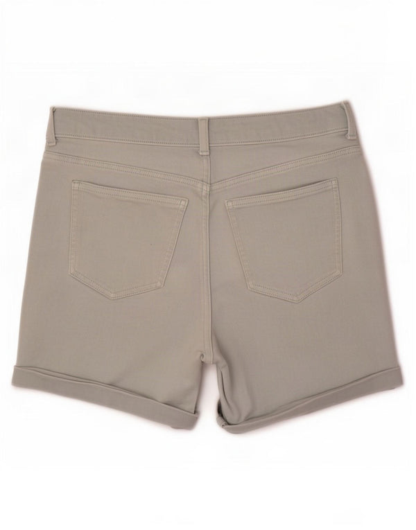 Shorts jeans feminino Marks & Spencer Boyfriend Reino Unido 14 grande W34 azul algodão