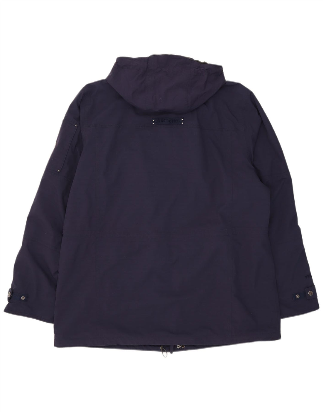 Jaqueta utilitária masculina Schoffel com capuz UK 48 4XL azul marinho