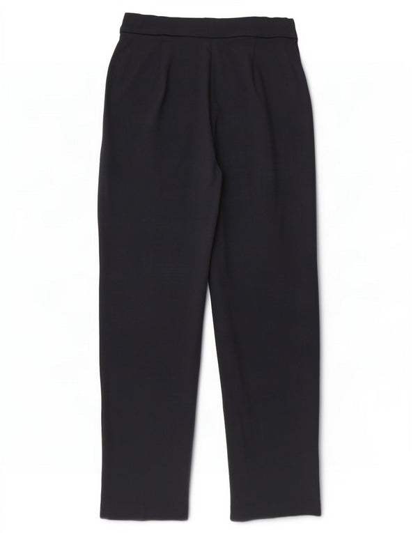 Calça casual feminina Marks & Spencer Reino Unido 12 médio W30 L30 azul marinho