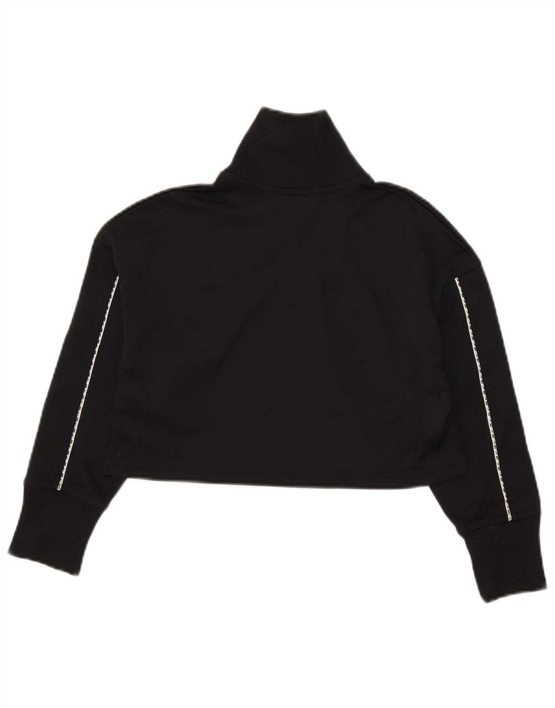 Jaqueta Nike Feminina Crop Tracksuit UK 10 Pequena Poliéster Preto