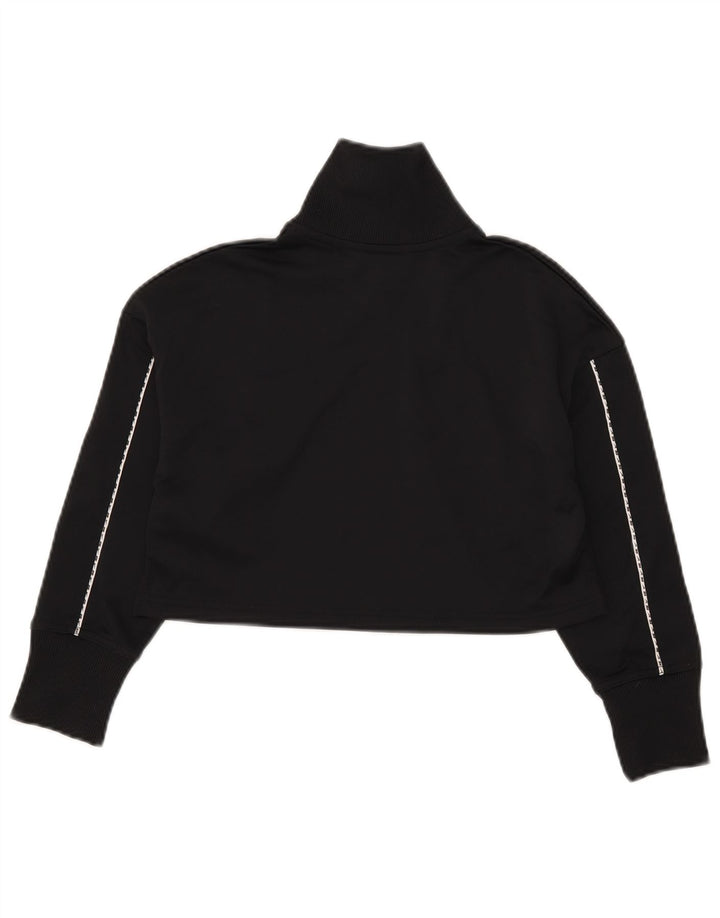 Jaqueta Nike Feminina Crop Tracksuit UK 10 Pequena Poliéster Preto