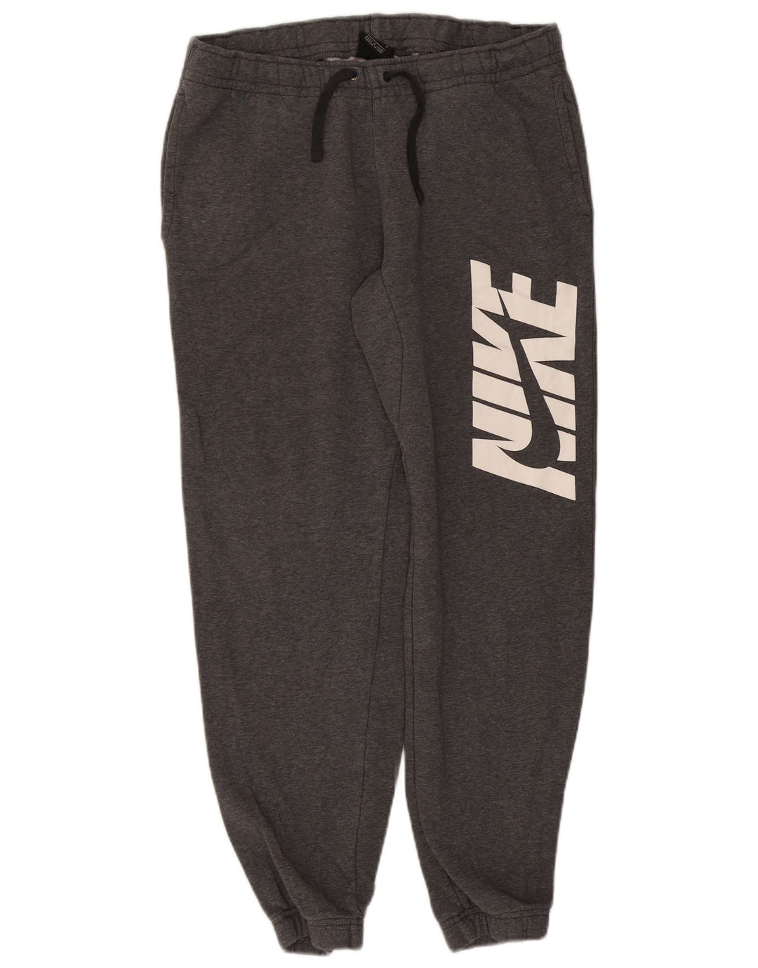 Nike Mens Graphic Calças de treino Joggers cinza médio algodão