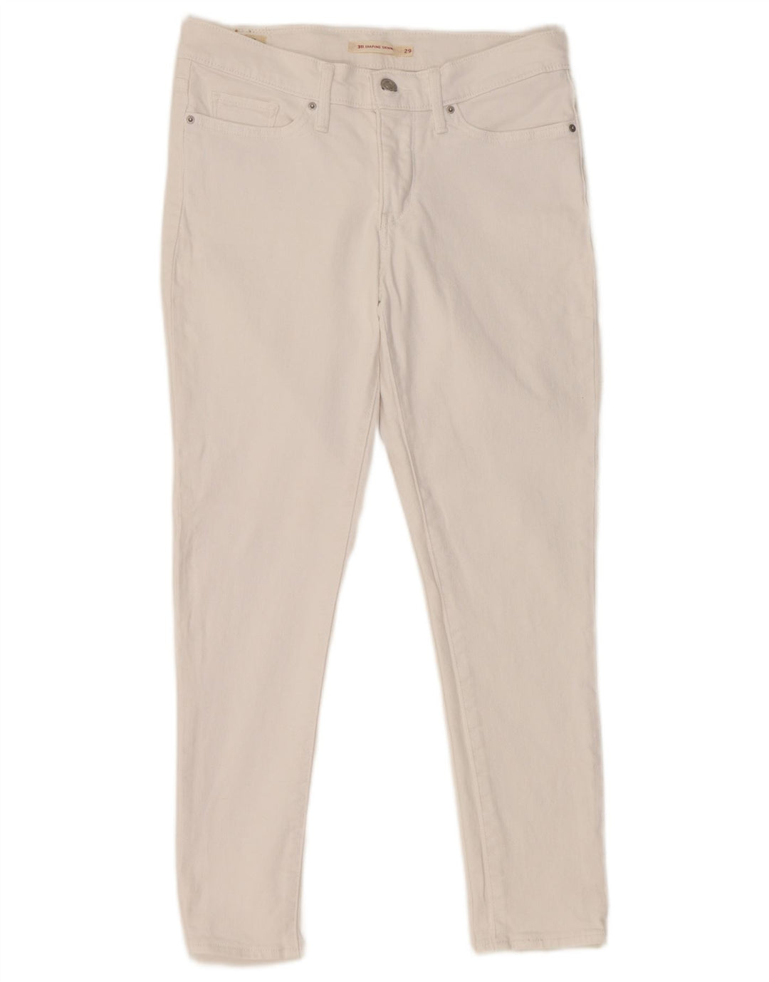 Calça jeans feminina LEVI'S 311 Shaping Skinny W29 L26 algodão branco