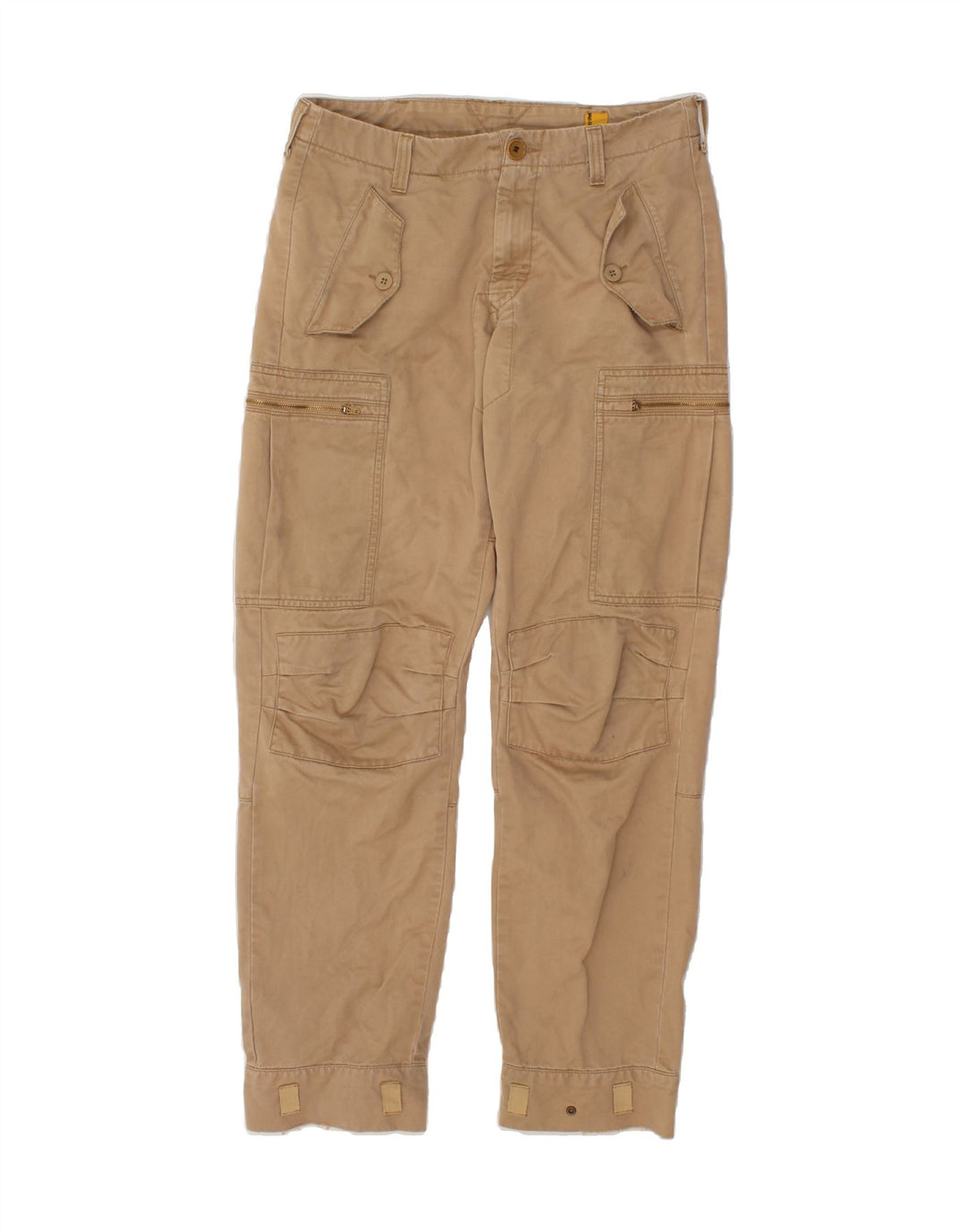 MELTIN' POT Mens Tapered Cargo Trousers W30 L34 Beige Vintage Meltin' Pot and Second-Hand Meltin' Pot from Messina Hembry 