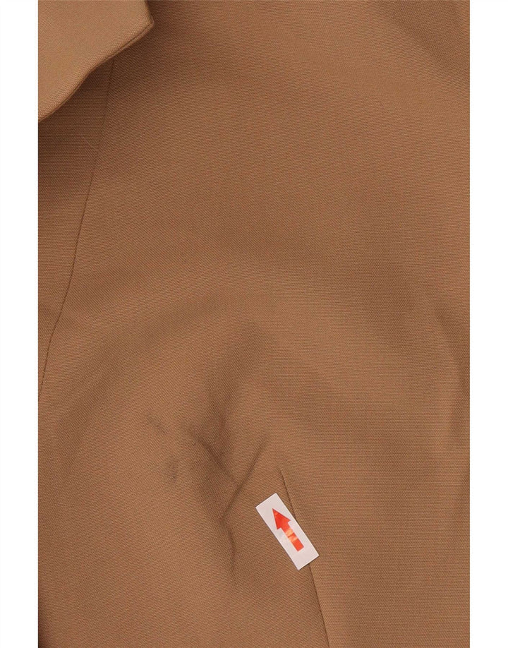 Jaqueta blazer feminina Marks & Spencer com 1 botão Reino Unido 18 XL bege poliéster