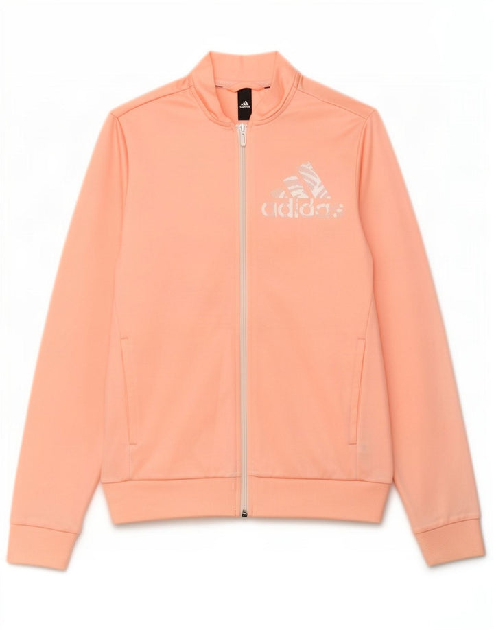 Jaqueta Adidas Feminina Graphic Tracksuit UK 12 Médio Rosa