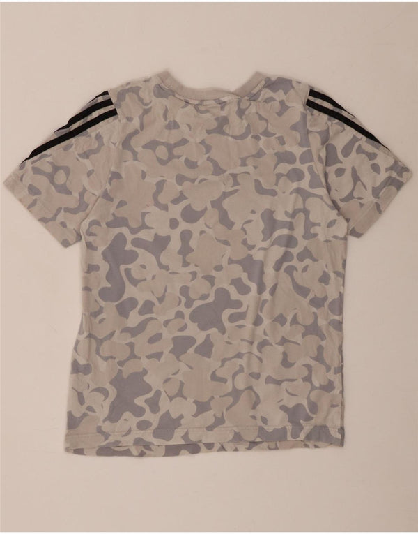 Camiseta Adidas Meninas Top 13-14 Anos Multicolor Animal Print Algodão