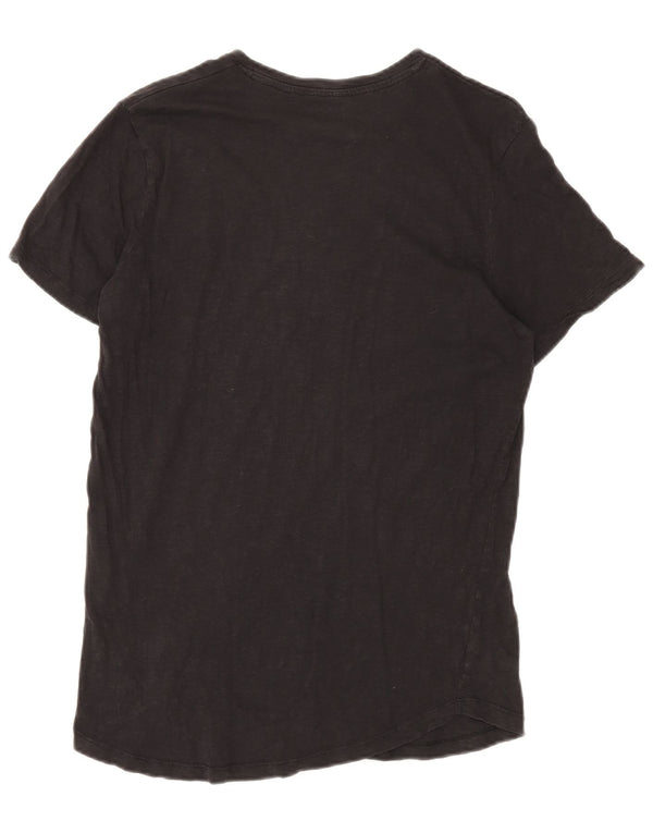 Camiseta masculina Jack & Jones Regular Fit Top Médio Algodão Preto
