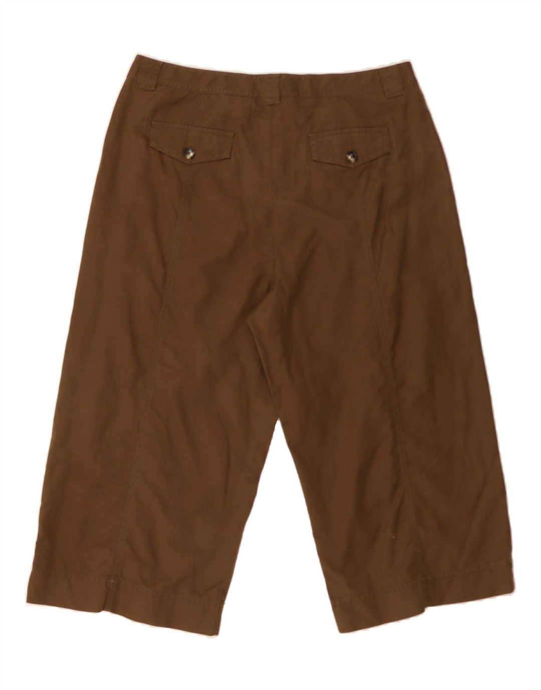 EDDIE BAUER Womens Tall Capri Trousers US 16 2XL W36 L22 Brown Cotton Vintage Eddie Bauer and Second-Hand Eddie Bauer from Messina Hembry 