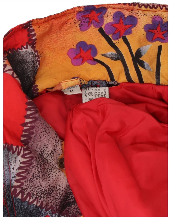 Jaqueta corta-vento masculina vintage EU 48/50 poliamida multicolorida média