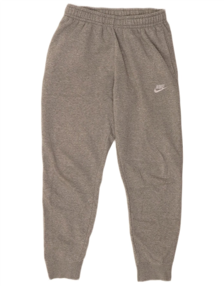 Calça de treino feminina Nike Joggers UK 10 pequeno cinza algodão