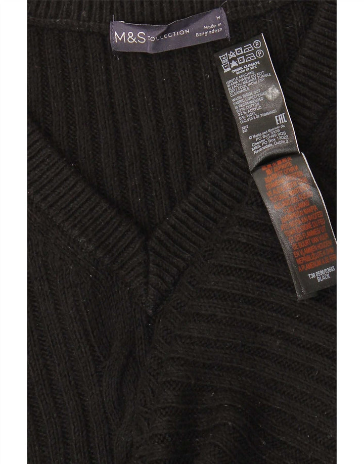 Regata masculina Marks & Spencer com colete médio de algodão preto