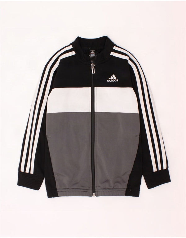 Jaqueta Adidas Meninos Treino Top 5-6 Anos Preto Colorblock Poliéster