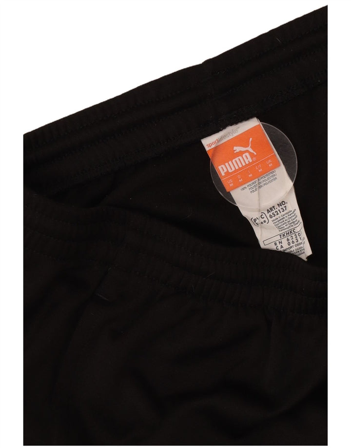 Calça de treino masculina PUMA poliéster preto médio