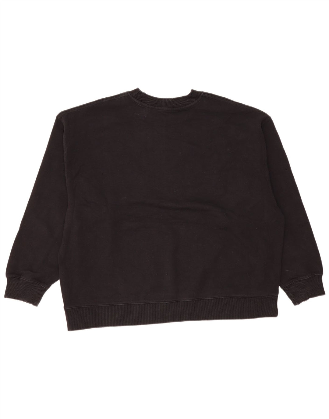 Zara moletom feminino oversized jumper UK 14 médio preto
