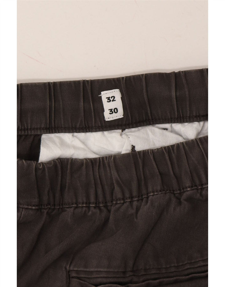 JACK & JONES Mens Joggers Casual Trousers W32 L27 Grey Cotton Vintage Jack & Jones and Second-Hand Jack & Jones from Messina Hembry 