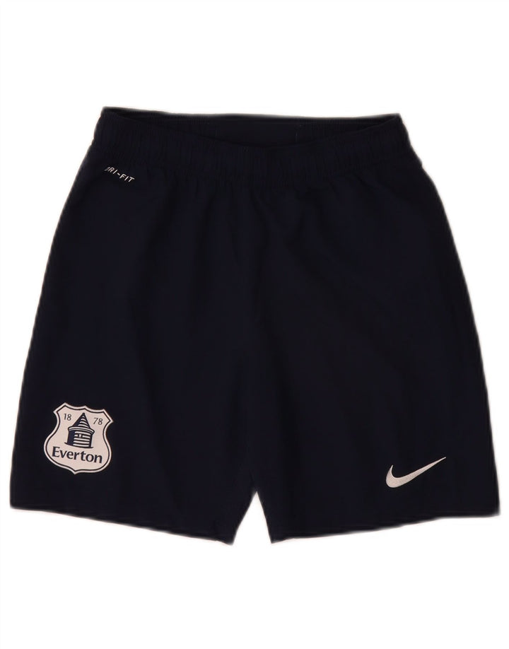 Shorts esportivos Nike Boys Dri Fit 10-11 anos médio azul marinho poliéster