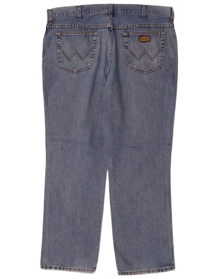 Wrangler Masculino Texas Straight Jeans W40 L30 Azul Algodão
