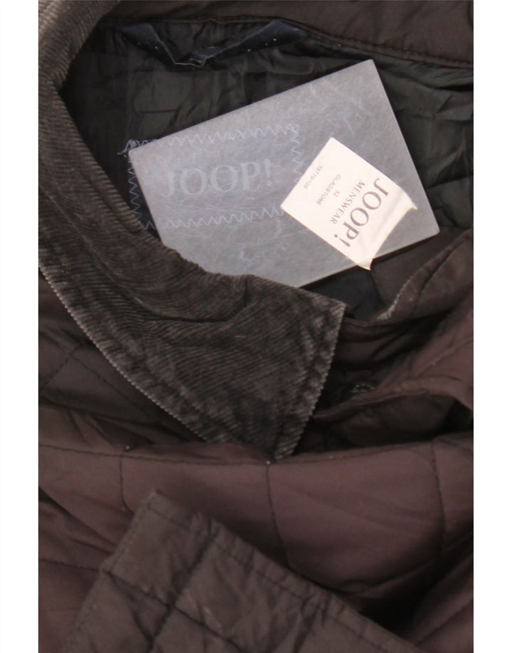 Jaqueta acolchoada masculina JOOP IT 52 XL poliéster marrom
