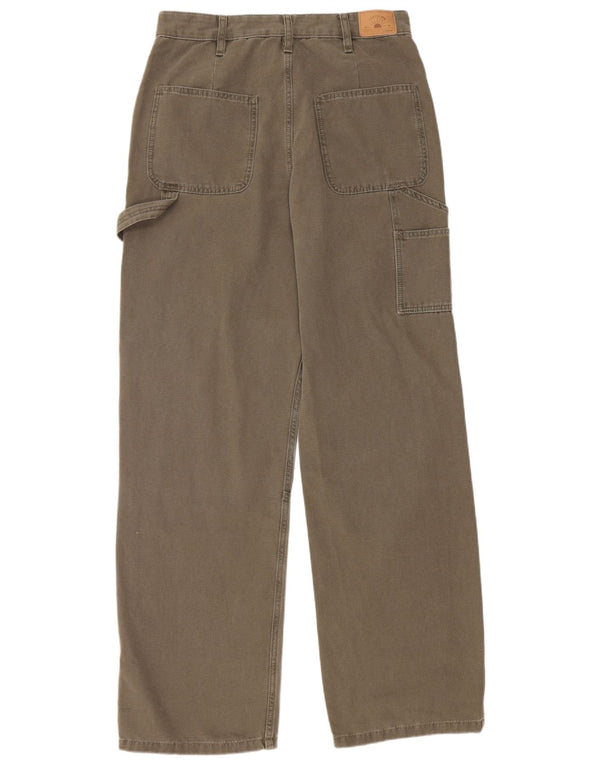 Calça cargo masculina Superdry Loose Fit W32 L32 algodão cáqui