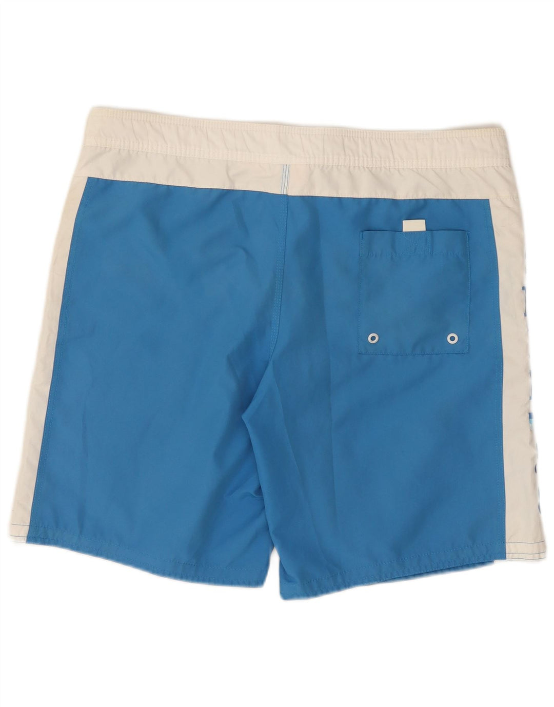 Sundek Mens Graphic Natação Shorts XL Azul Colourblock Poliéster