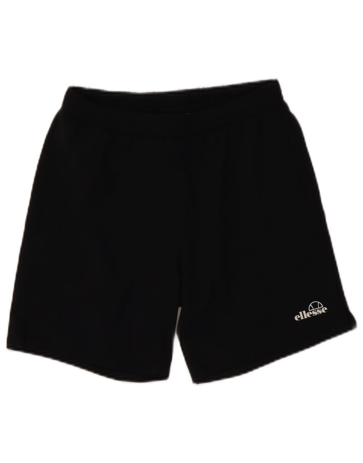 Shorts esportivos Ellesse para meninas 11-12 anos preto poliéster