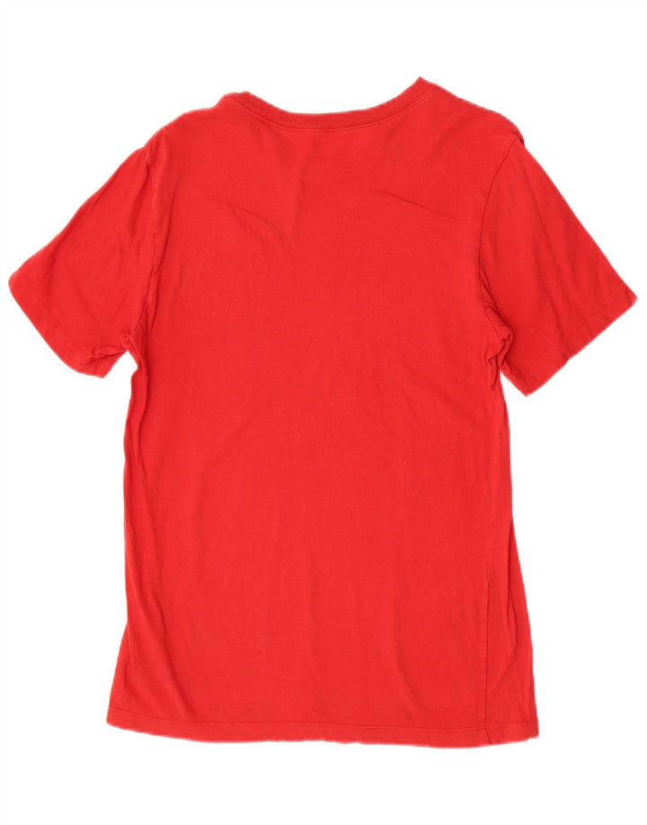 Camiseta masculina Nike Top pequeno algodão vermelho