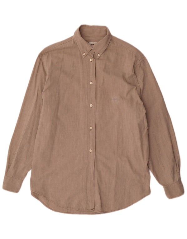 Camisa Calvin Klein Jeans Mulher UK 18 XL Lilás Algodão