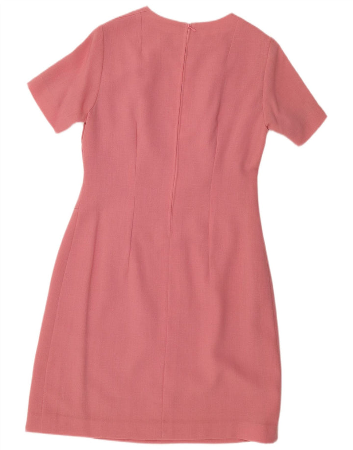 Vestido bainha feminino VINTAGE UK 12 rosa médio