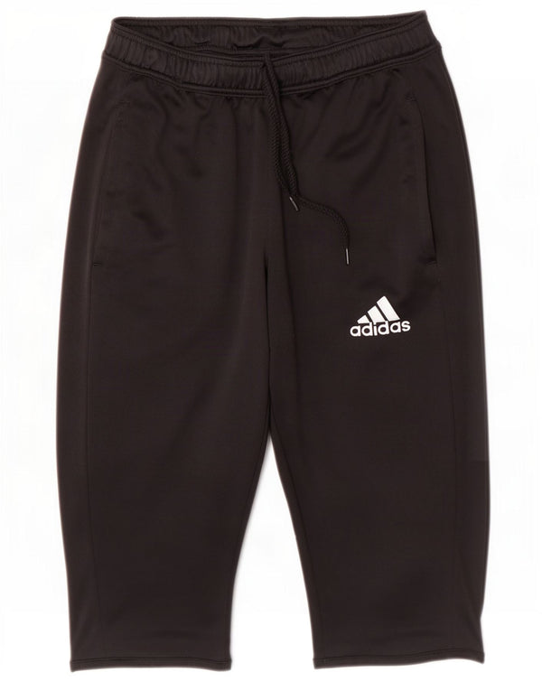 Adidas Womens Climalite Bermuda Sport Shorts UK 10 Pequeno Poliéster Preto