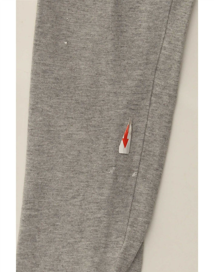 Leggings Adidas Femininas Gráficas UK 8 Pequenas Cinza Algodão