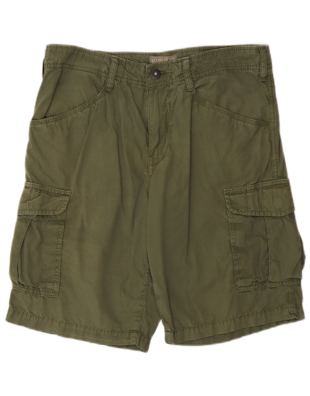 Shorts cargo masculino Napapijri W31 algodão verde médio