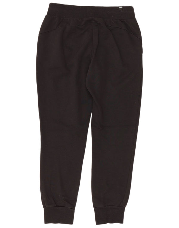 Calça de treino feminina Puma Joggers UK 10 pequeno algodão preto