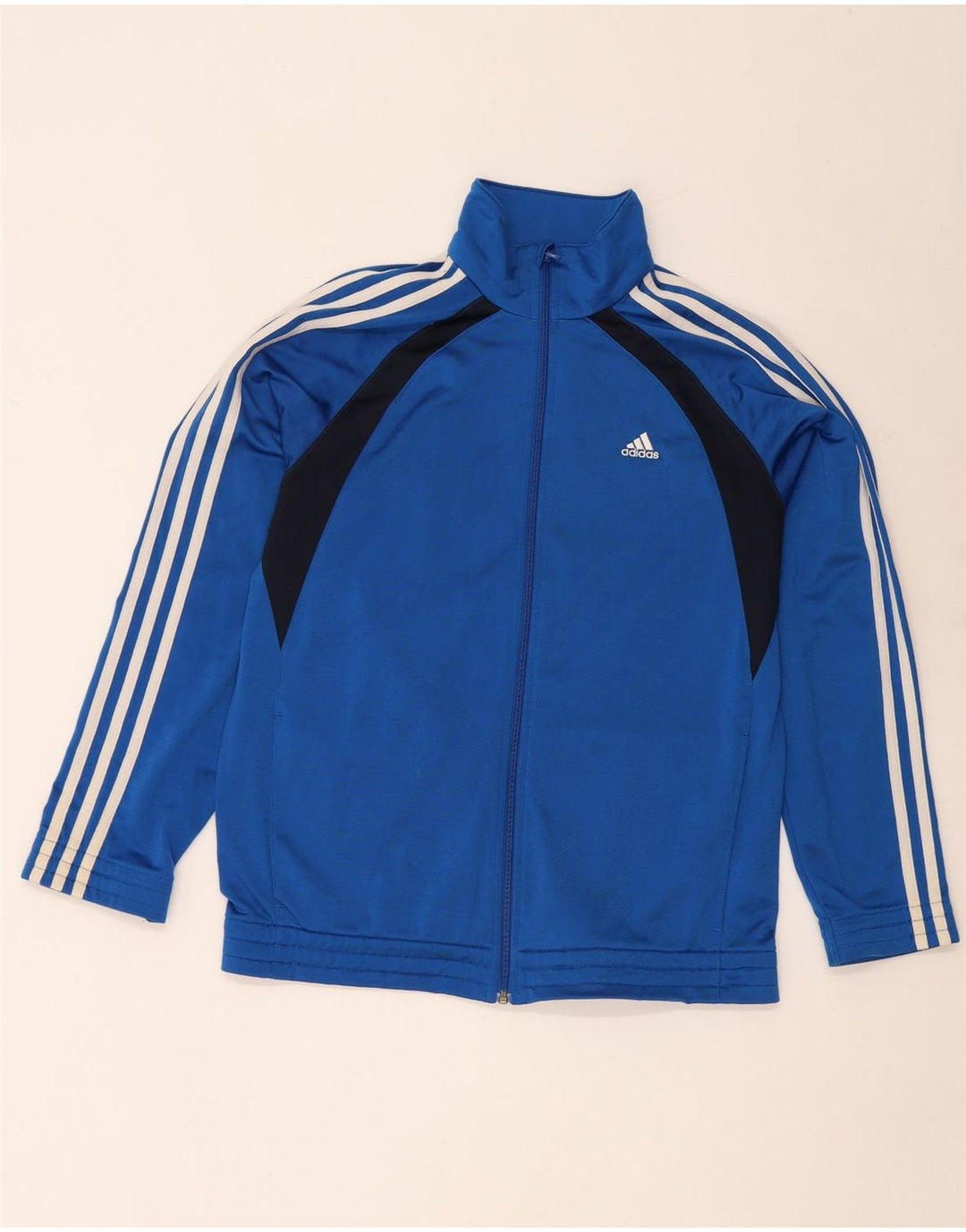 Jaqueta Adidas Meninos Treino Top 15-16 Anos Azul Colorblock Poliéster