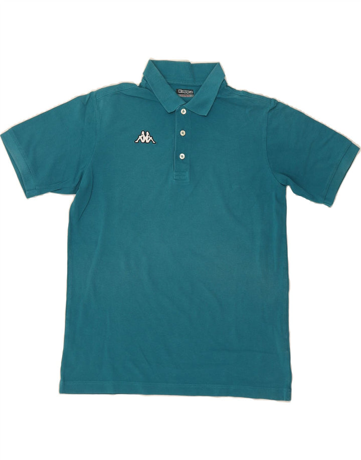 KAPPA Mens Polo Shirt Large Turquoise Cotton Vintage Kappa and Second-Hand Kappa from Messina Hembry 