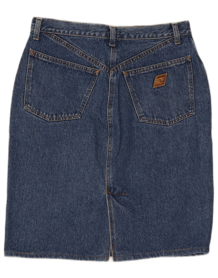 Saia jeans feminina Carrera médio W28 azul